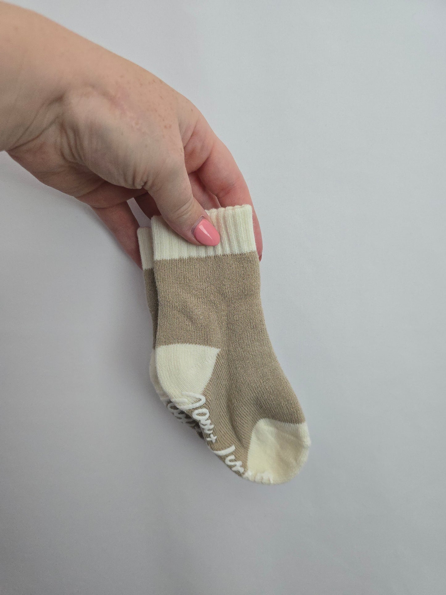 Jax & Lennon Cozy Socks Sand (4) • 0-12 months