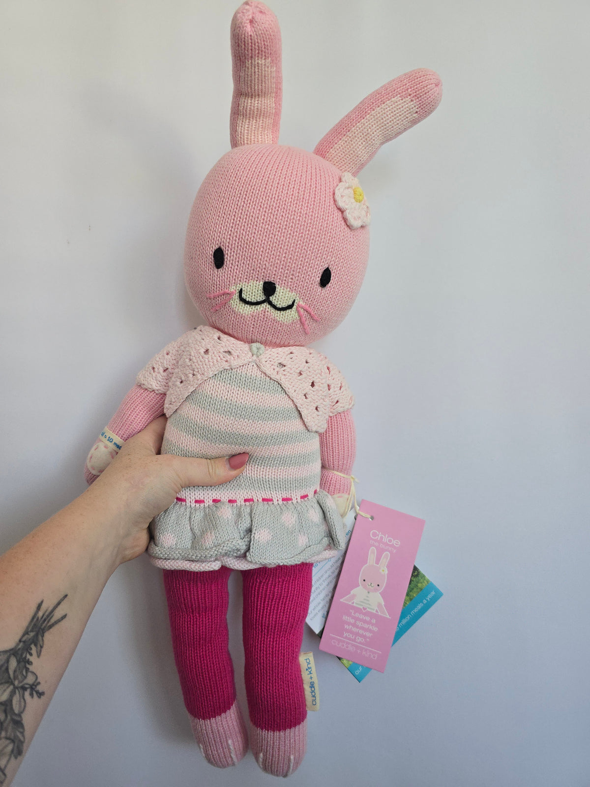 NEW Cuddle & Kind Chloe The Bunny 20"