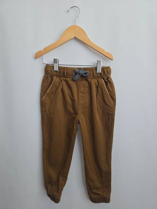 Rylee + Cru Camel Cargo Joggers • 4-5 years