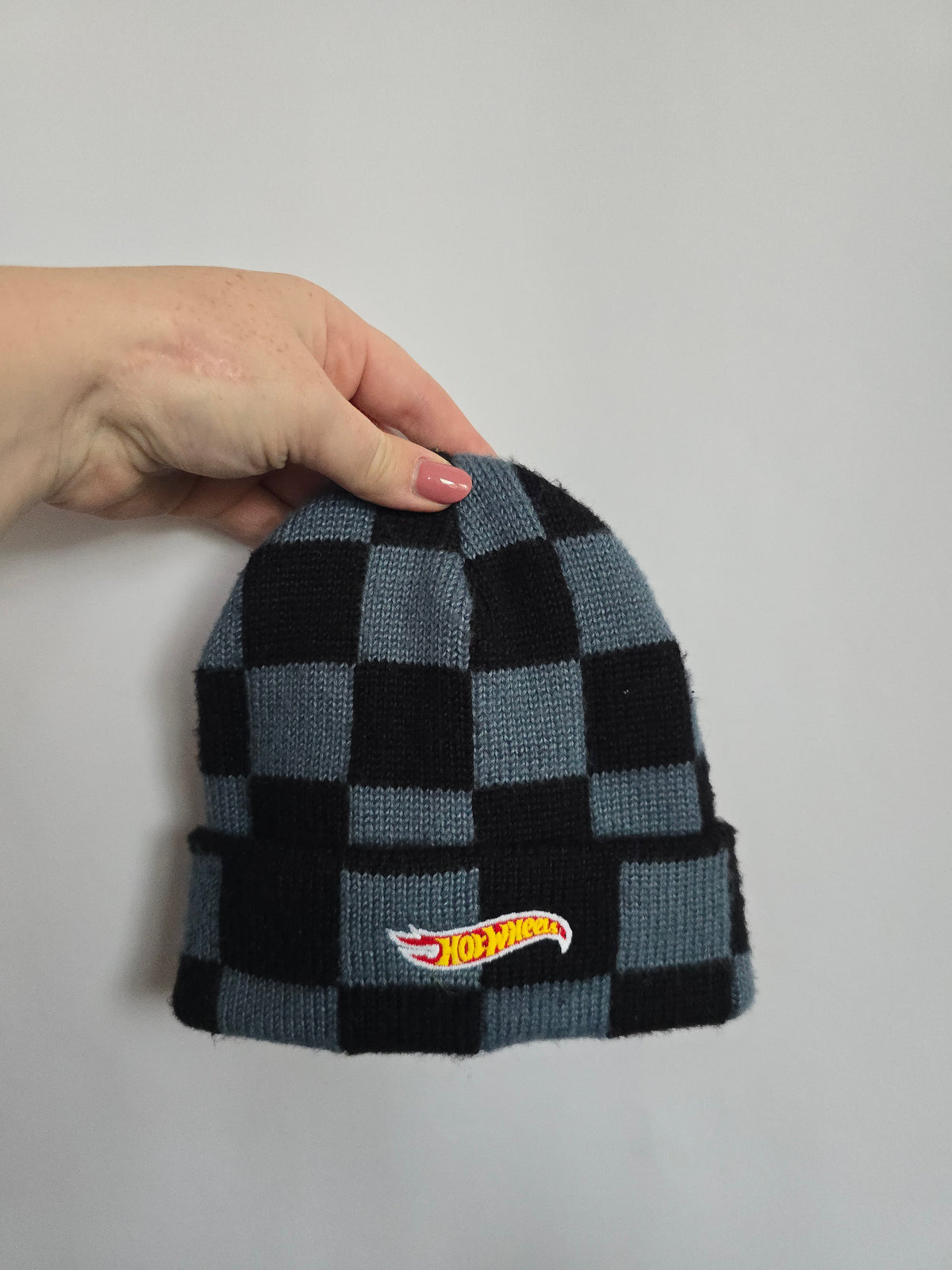 Zara x Hot Wheels Checkered Beanie • 1-3 years