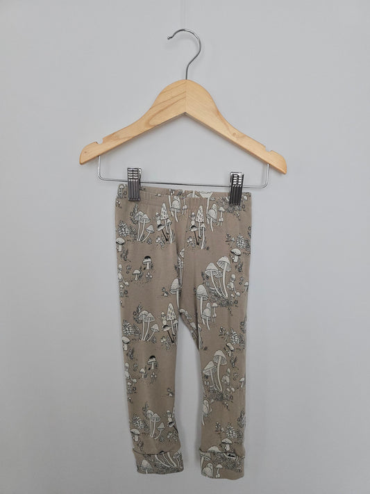 Little & Lively Mushrooms Leggings • 12-18 months