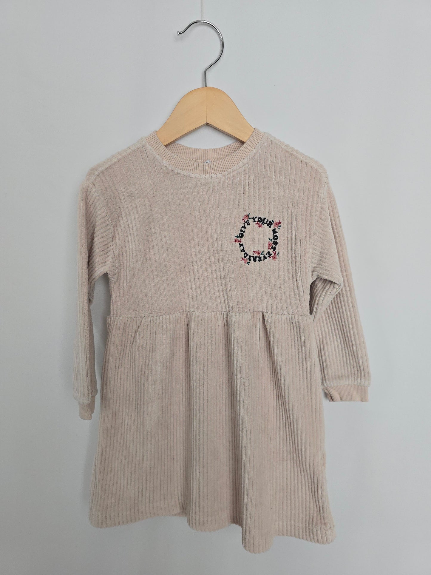Zara Cream Cord Give Your Most Everyday Dress • 3-4 years