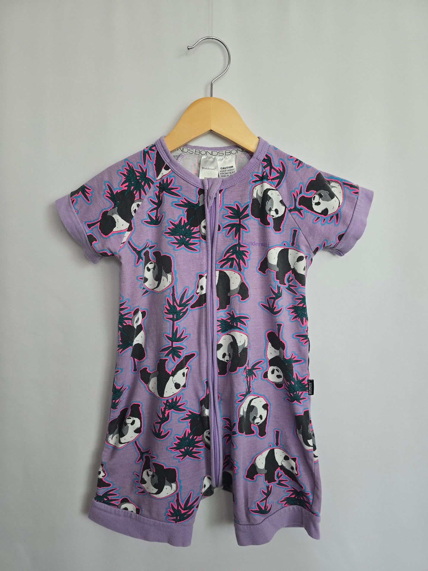 Bonds Wondersuit Purple Pandas Shortie Wondersuit • 3 years