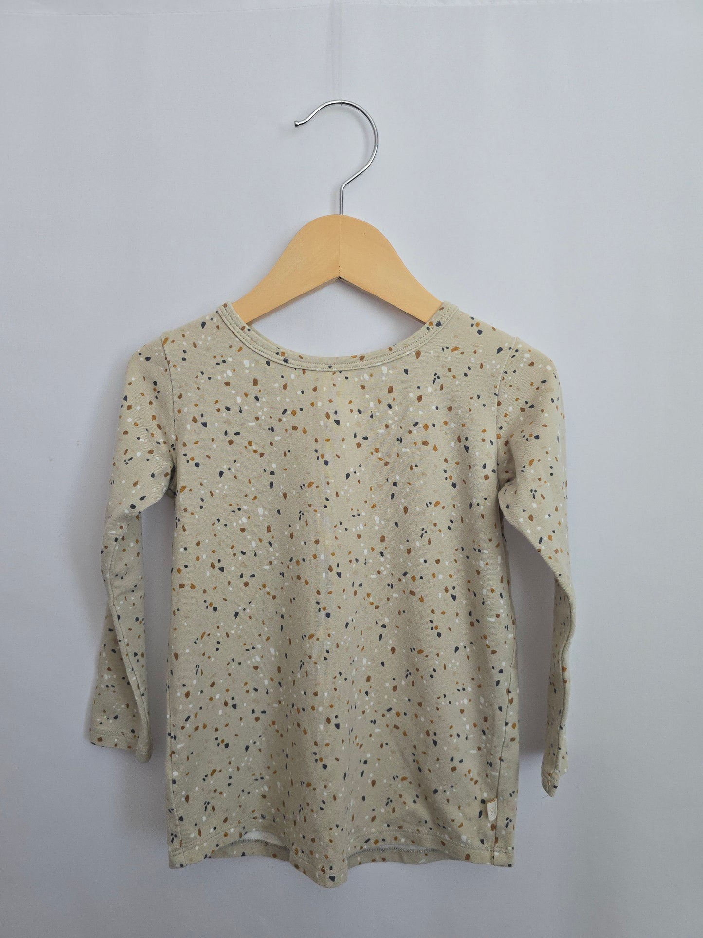 Jax & Lennon Speckle Long Sleeve Shirt • 3-4 years