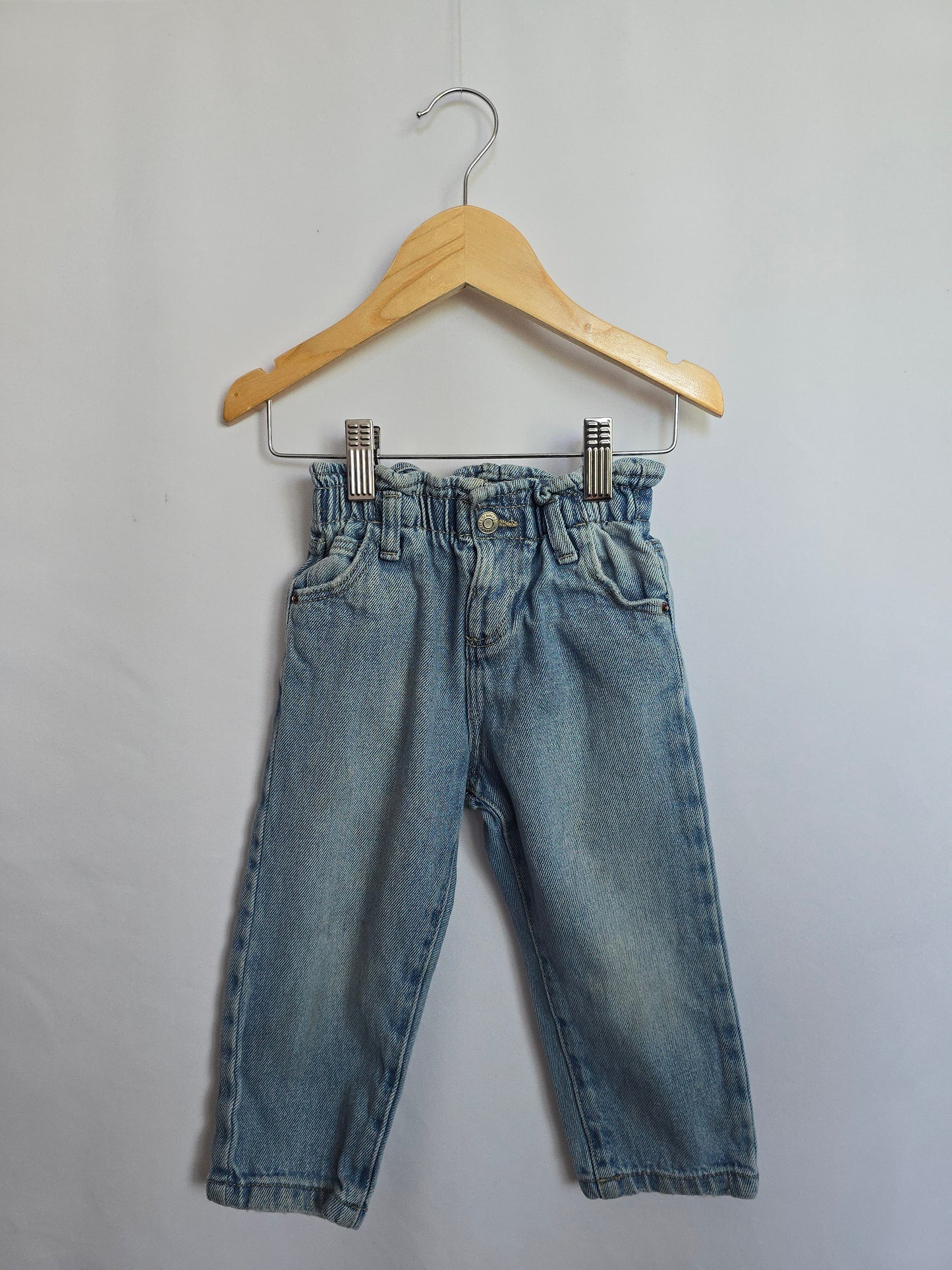 PLAY Zara Paperbag Waist Denim • 2 years