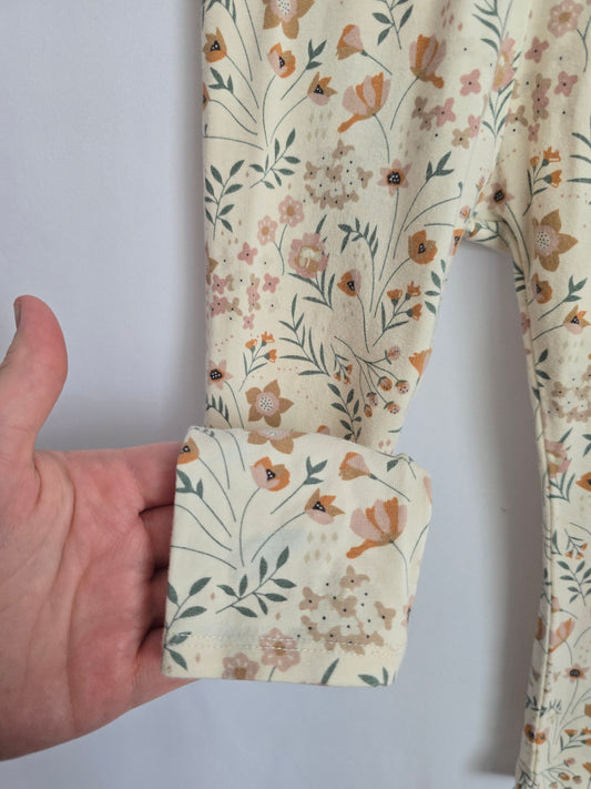Jax & Lennon Spring Floral Leggings • 18-24 months