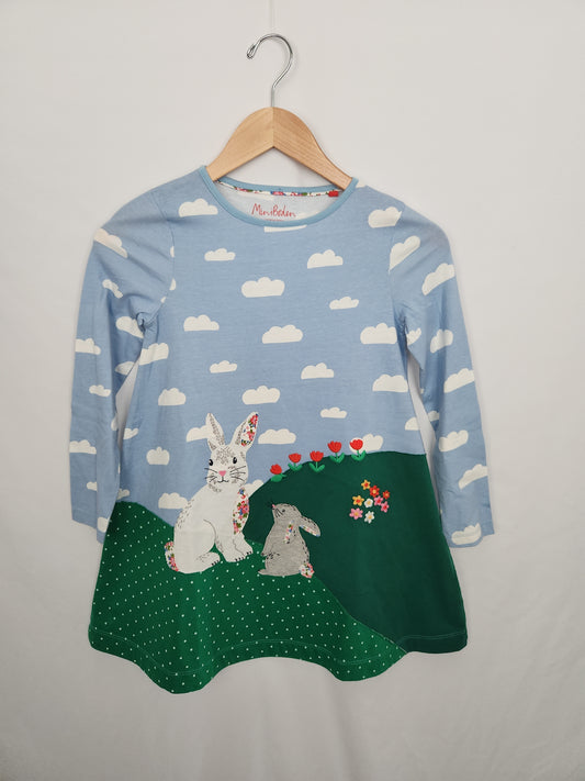 Mini Boden Bunny Dress • 7-8 years