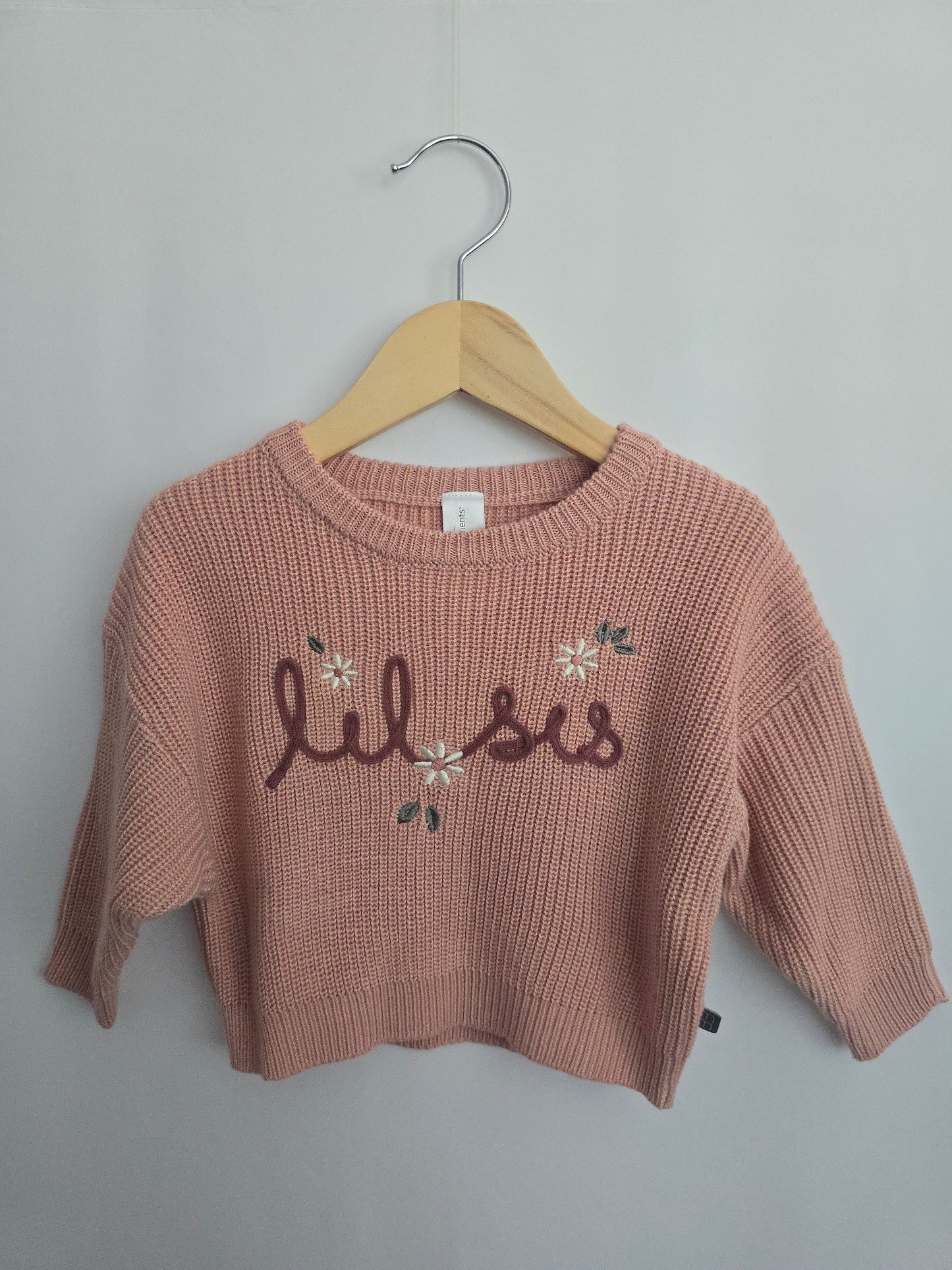 Modern Moments Lil Sis Knit Sweater • 12 months