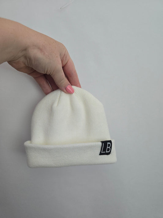 Little Bipsy White Toque • Small 0-8 months