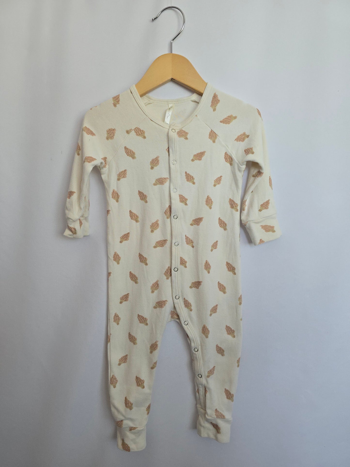 Rylee + Cru Ice Cream Snap Romper • 12-18 months