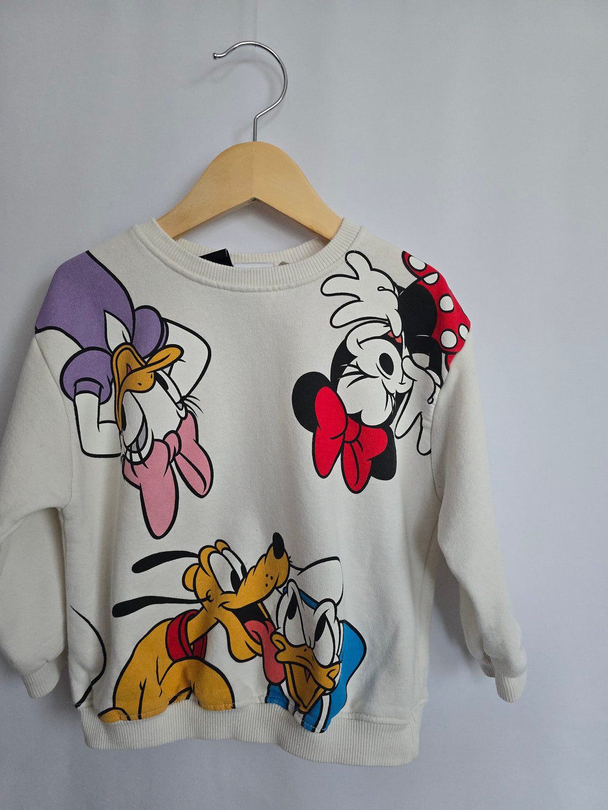 Zara x Disney Minnie & Friends Peekaboo Crewneck  • 3-4 years