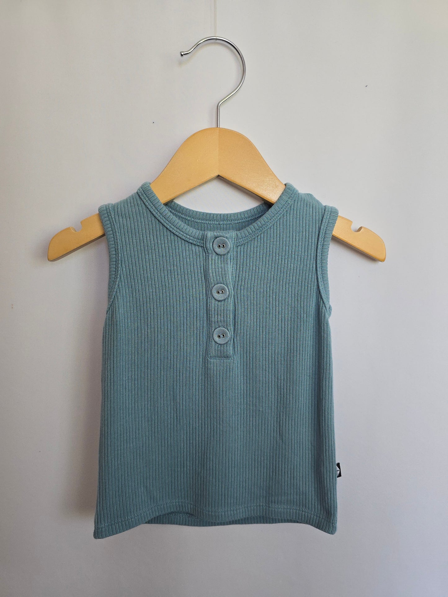 Kyte Stream Ribbed Tank • 12-18 months