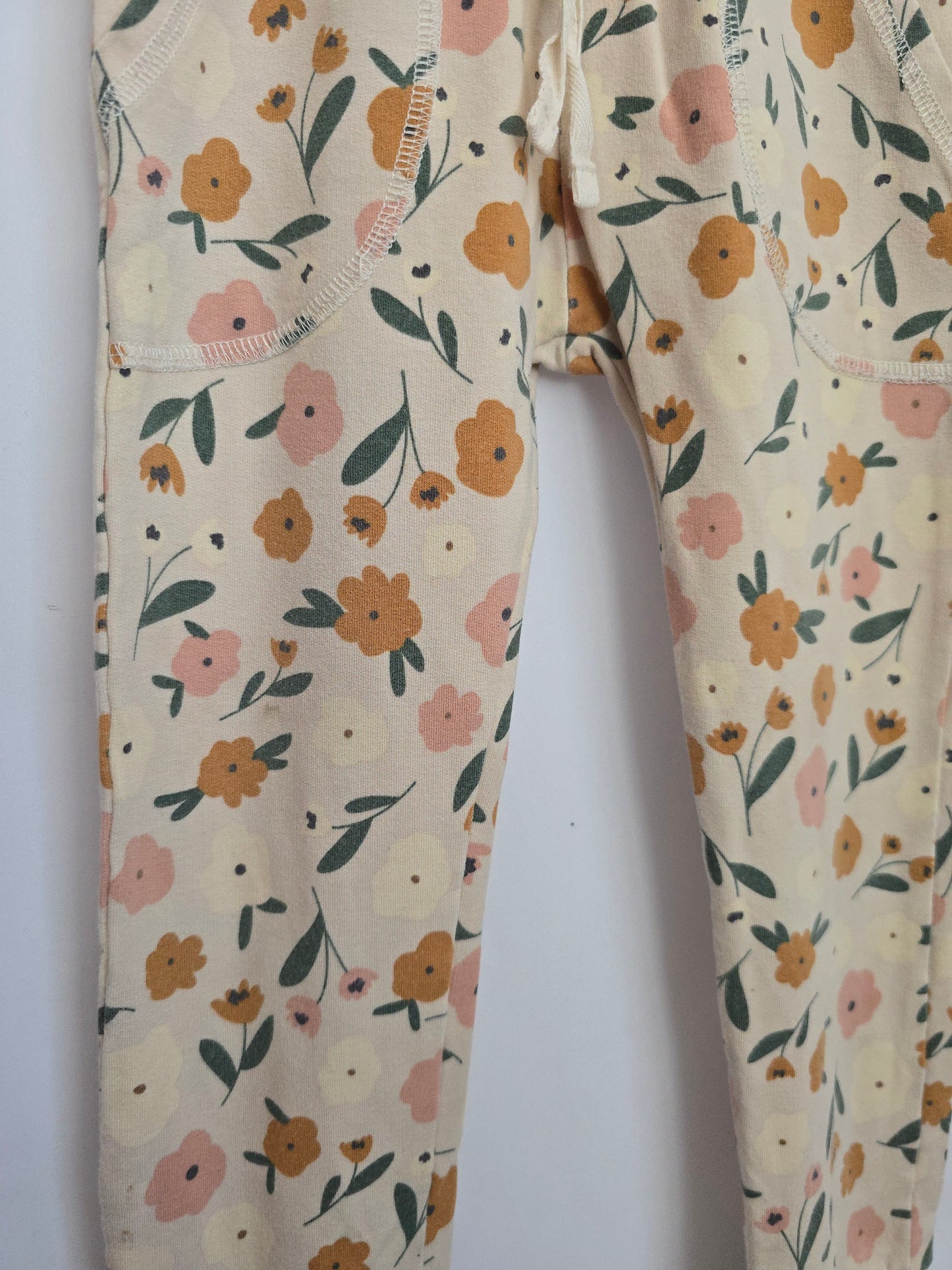 Jax & Lennon Summer Floral Lounge Pants • 3-4 years
