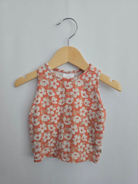 Jax & Lennon Sundae Bloom High Neck Tank (2) • 4-5 years