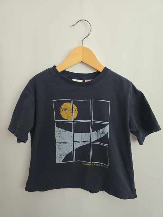 Zara Wander & Explore Tee • 3-4 years
