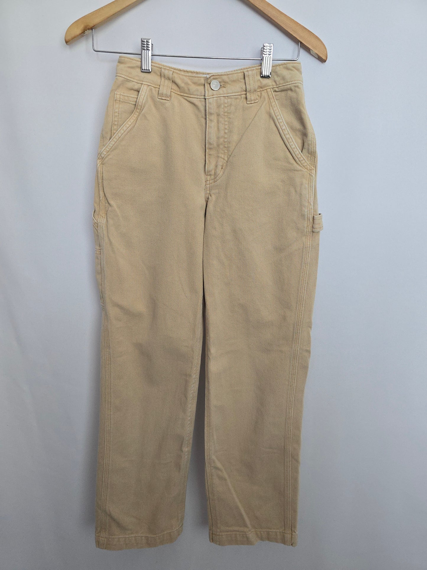 TNA Beige Cargo Denim • X-Small 00