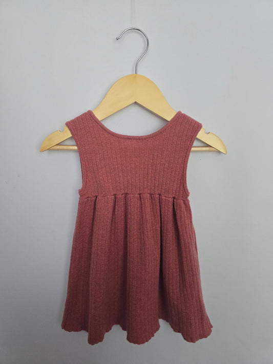 Zara Knit Bow Dress • 6-9 months