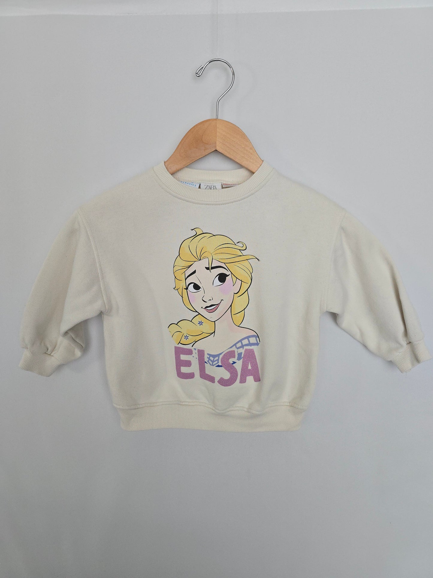 Zara Frozen Elsa Crew • 4 years