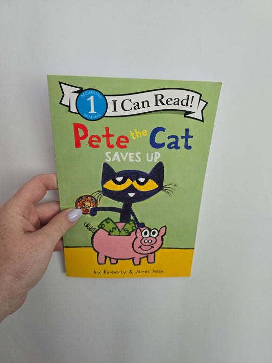 Pete The Cat Saves Up - I Can Read • Softcover Book