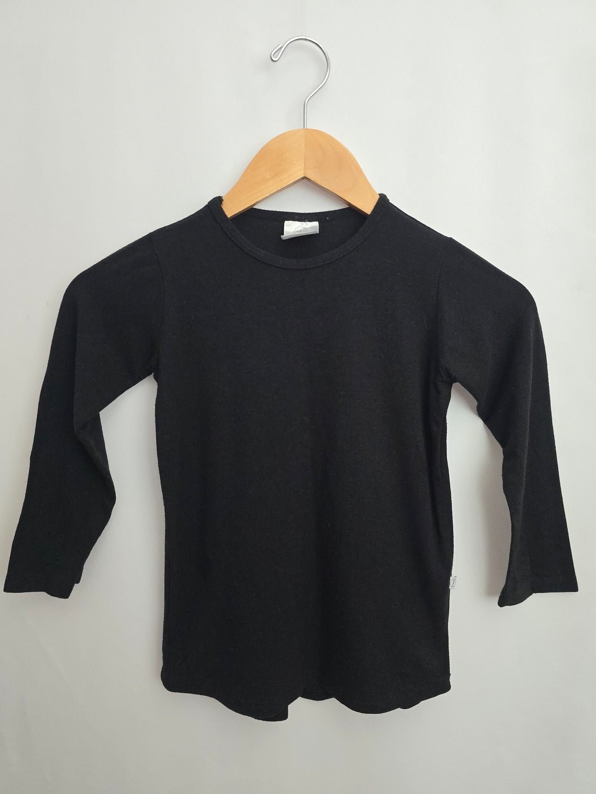 Tiny Button Apparel Black Long Sleeve Shirt (2)• 6-7 years