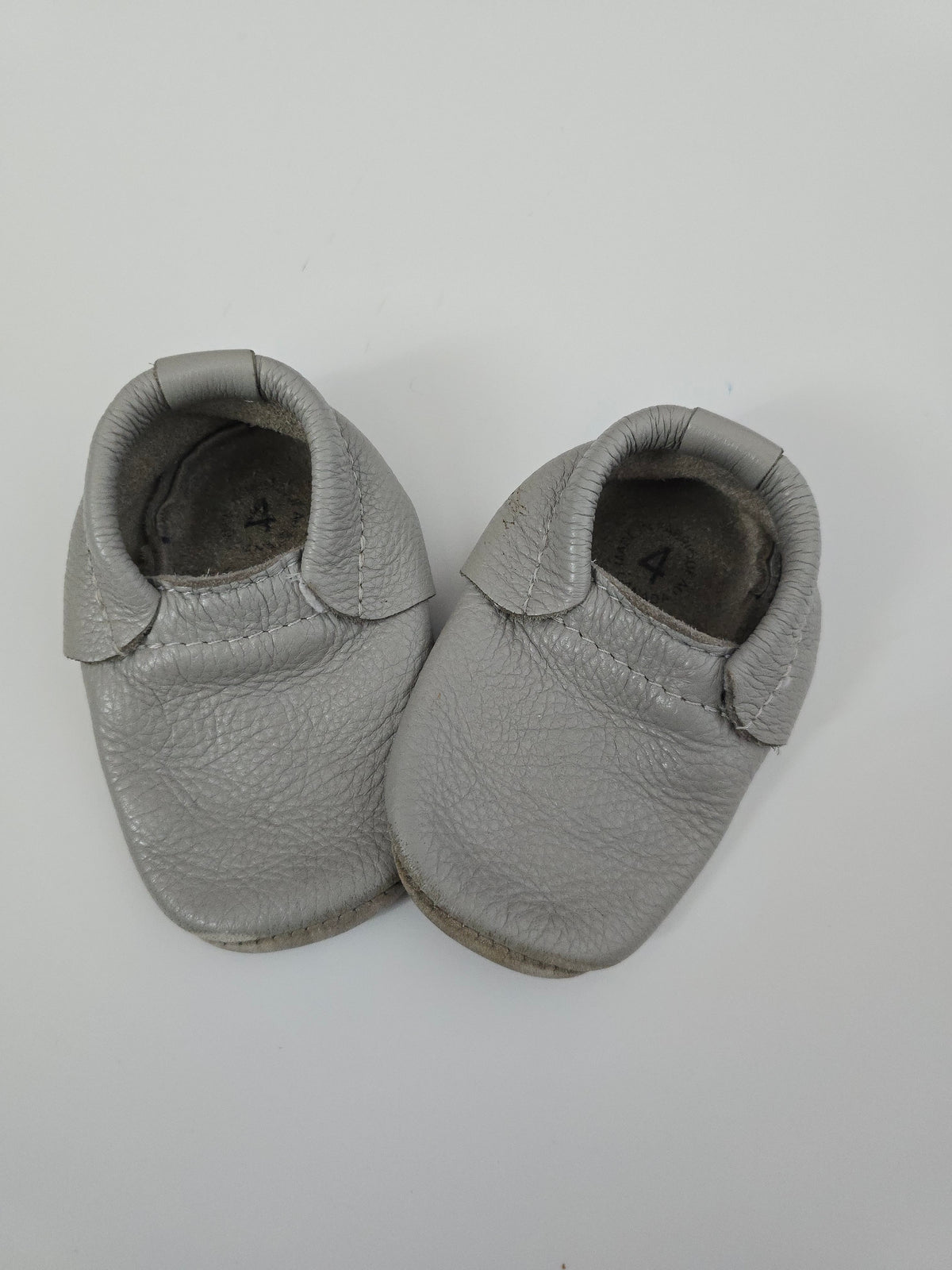 PLAY Minimoc Grey Soft Sole Shoes • 4C