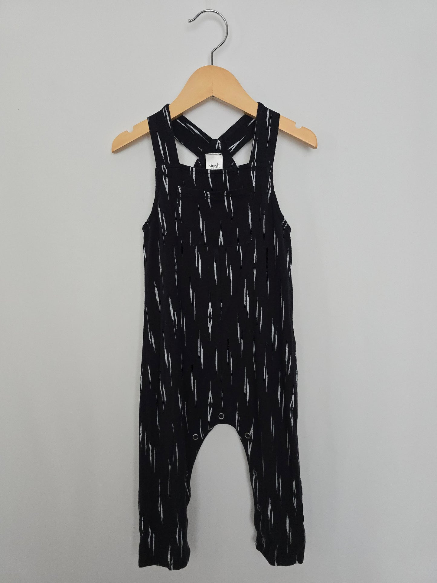 Smash & Tess Black/White Jumperalls • 2T