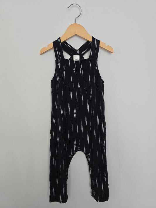 Smash & Tess Black/White Jumperalls • 2T