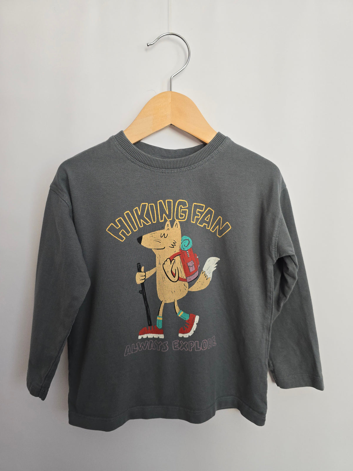 Zara Hiking Fan Long Sleeve Shirt • 3 years
