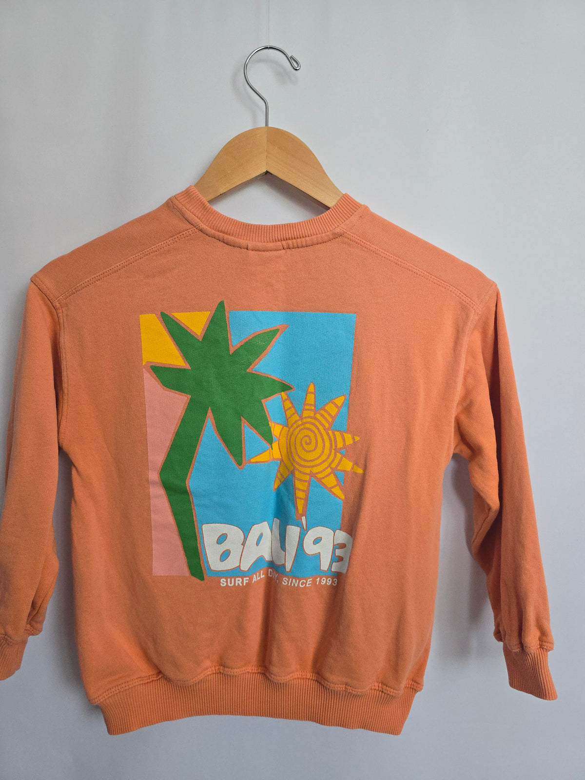 Zara Salmon Bali 93' Surf Crewneck • 6 years