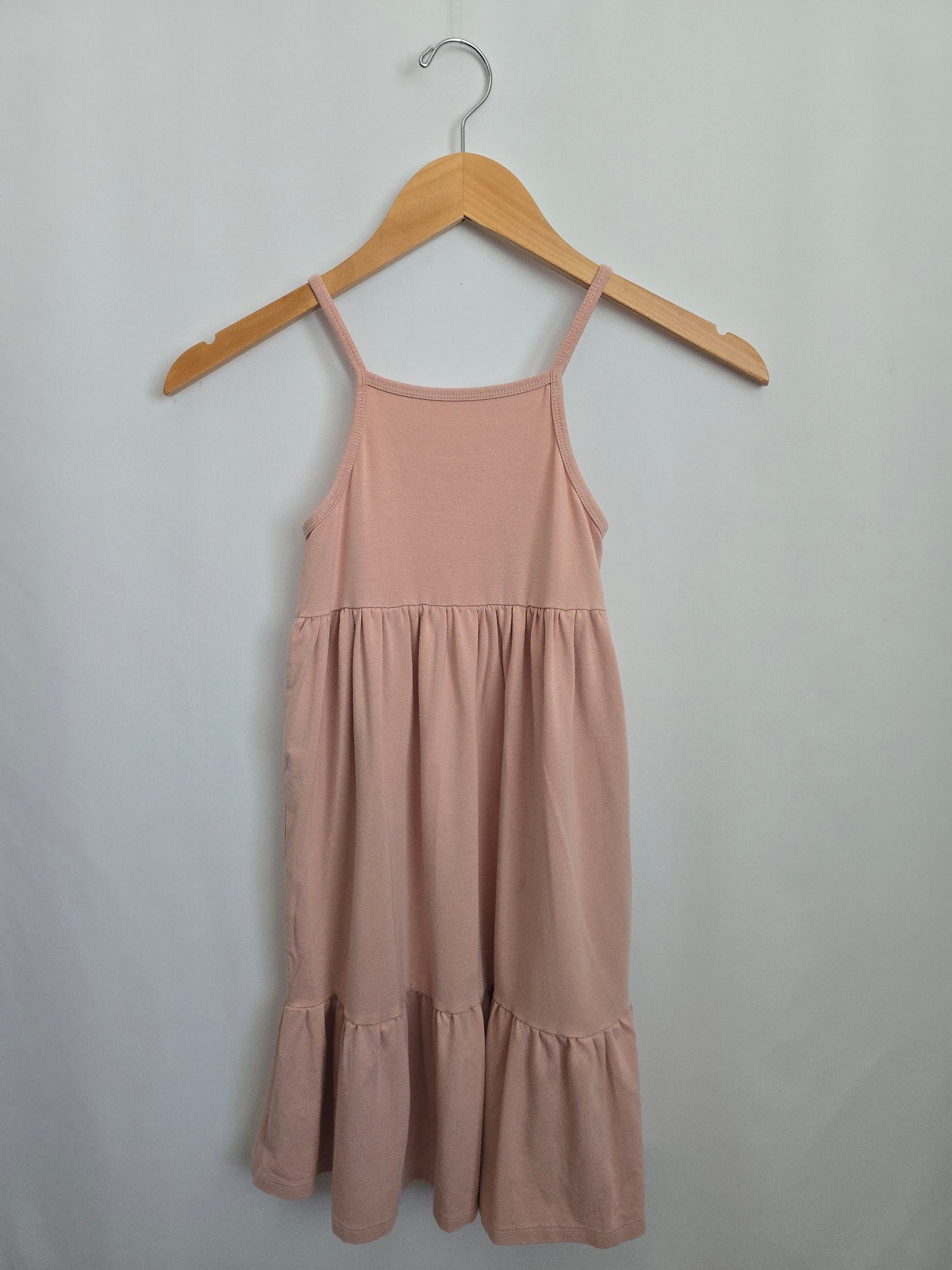 PLAY Jax & Lennon Blush Tiered Tank Dress • 5-6 years