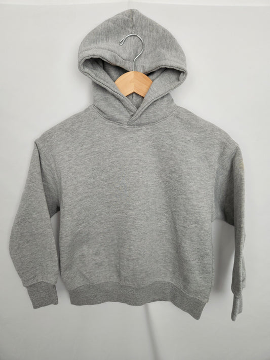 Zara Heather Grey Hoodie • 8-9 years