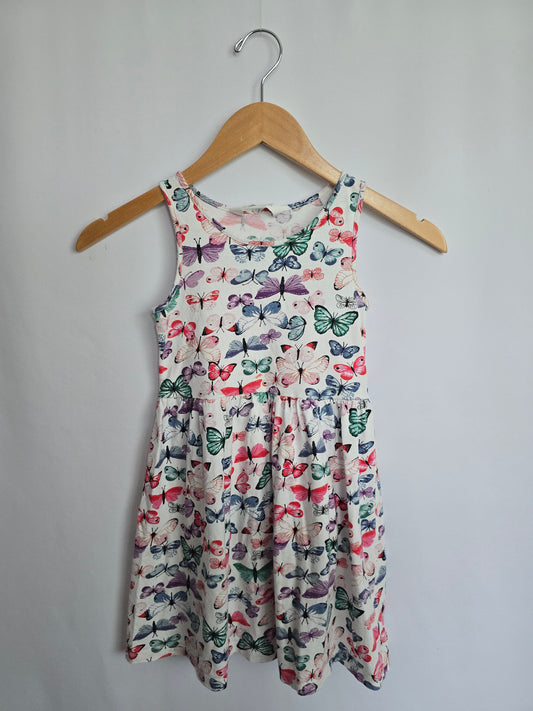 H&M Multi-color Butterfly Tank Dress • 6-8 years