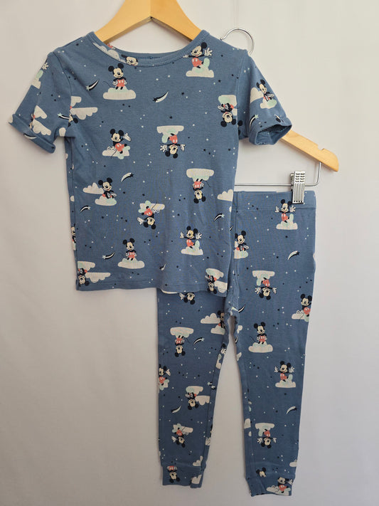 Joe Fresh Blue Mickey Pajama Set • 3 years