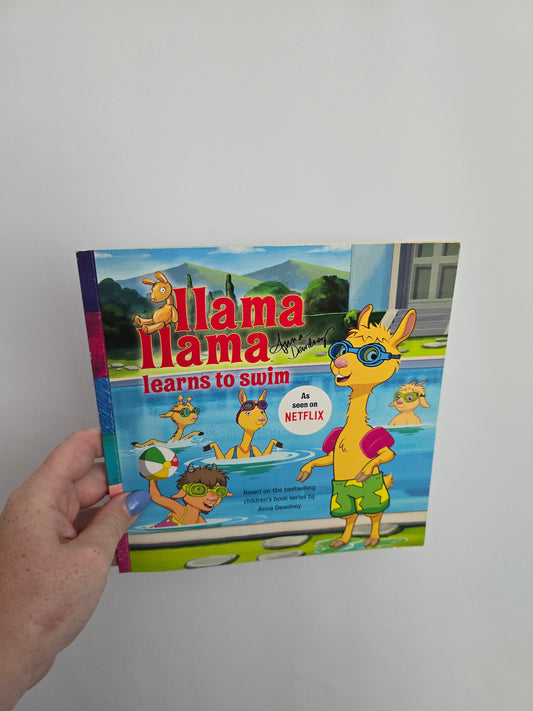 Llama Llama Learns To Swim • Softcover Book