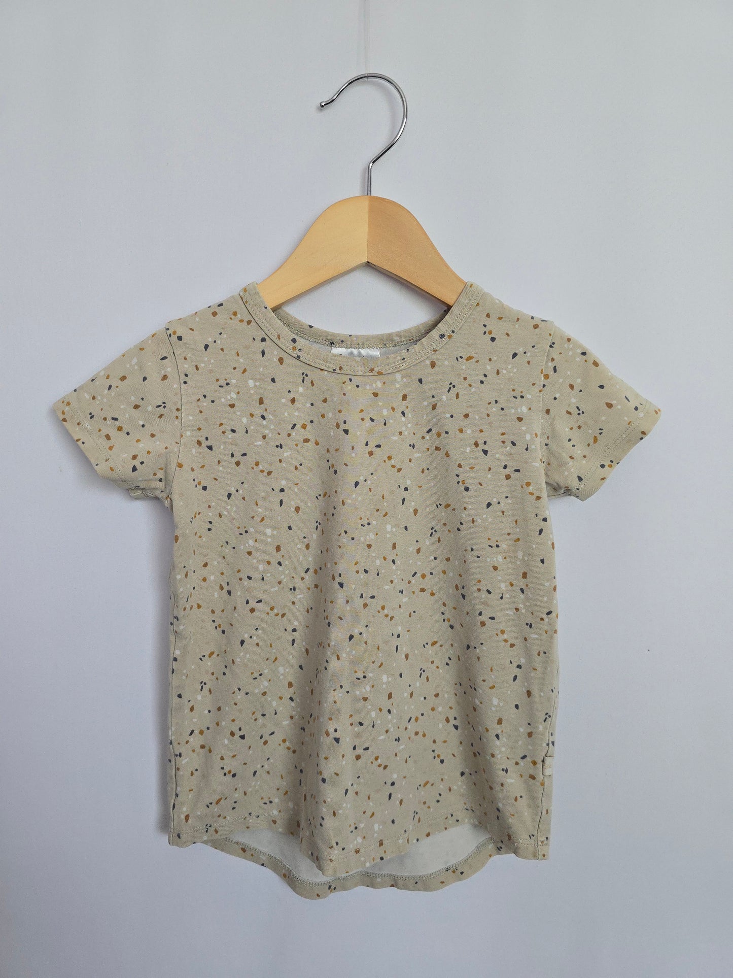 PLAY Jax & Lennon Speckled Basic Tee • 2-3 years