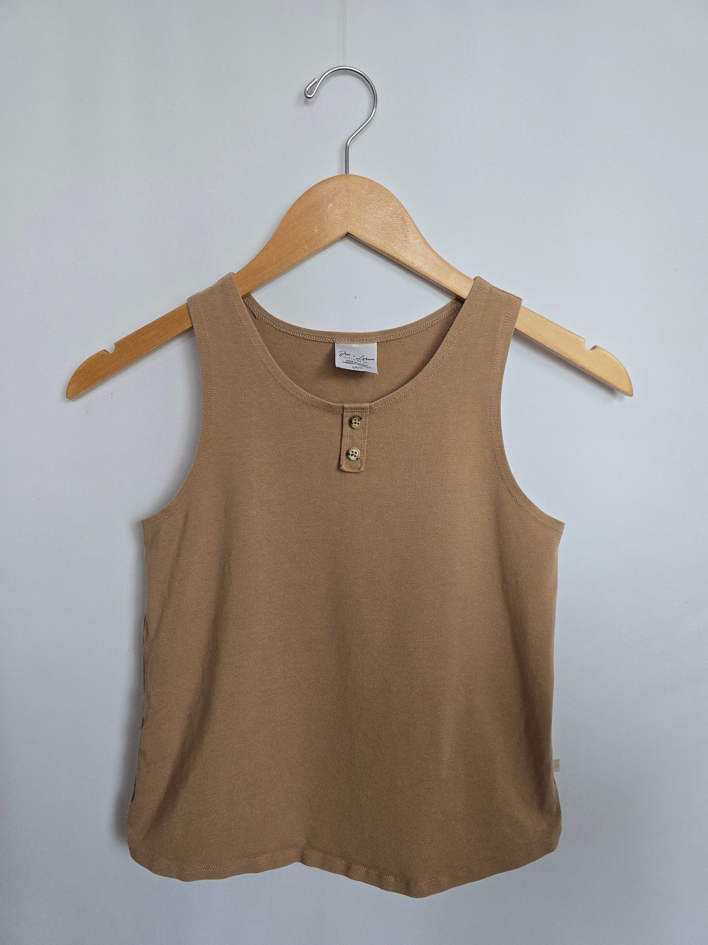 Jax & Lennon Oak Relaxed Tank • 5-6 years