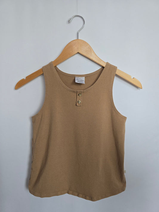 Jax & Lennon Oak Relaxed Tank • 5-6 years