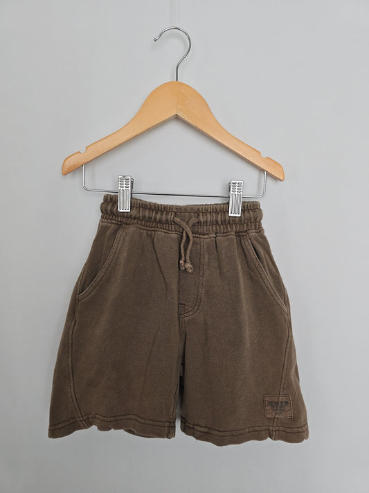 Zara Brown Drawstring Shorts • 5 years