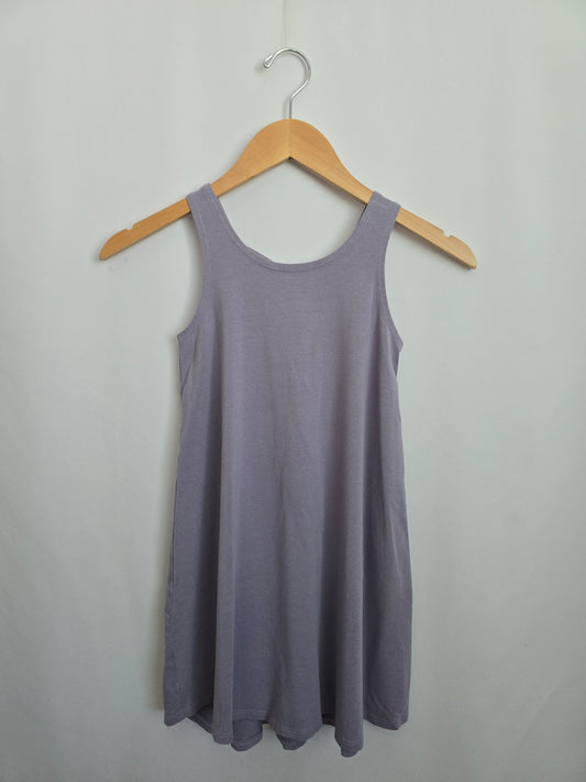 Jax & Lennon Lilac Crossback Tank Dress • Youth Small 6-7 years