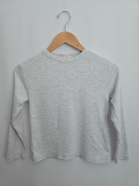 Zara Light Grey Long Sleeve Shirt • 10 years