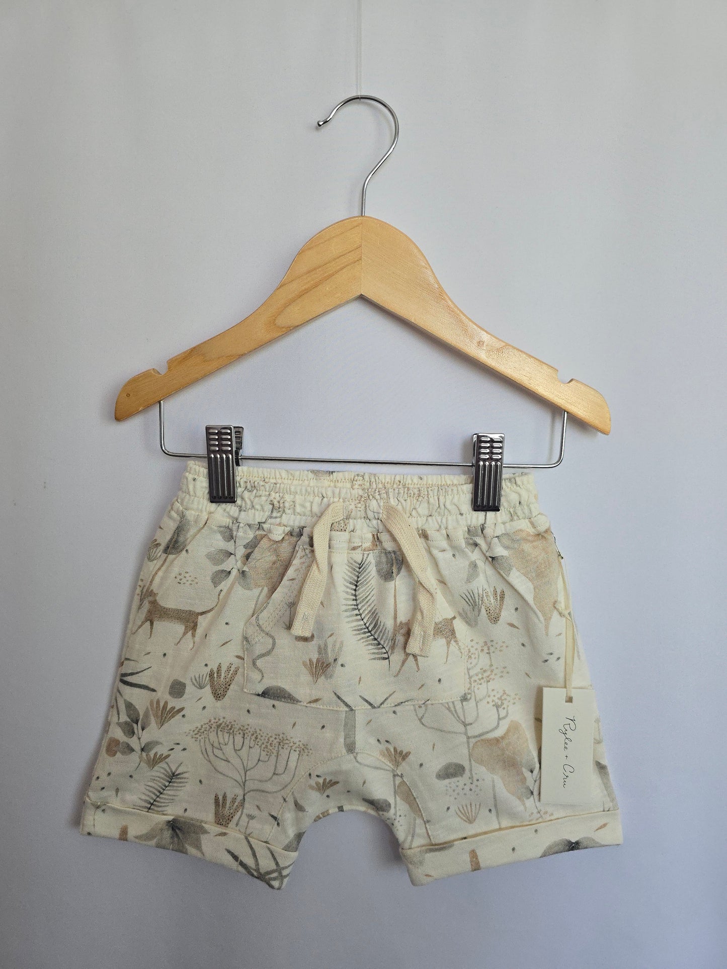 NEW Rylee + Cru Wild Things Harem Shorts • 6-12 months