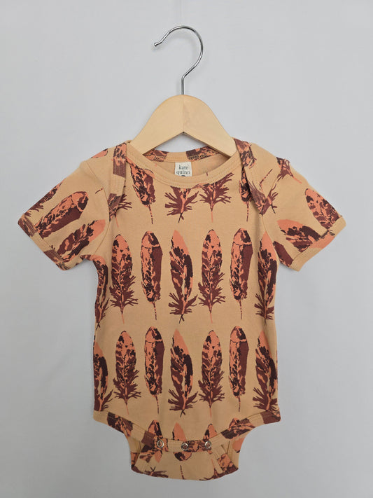 NEW Kate Quinn Organic Cotton Feather Bodysuit • 12-18 months