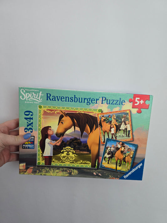 Ravensburger Spirit Riding Free 3x49 Puzzle