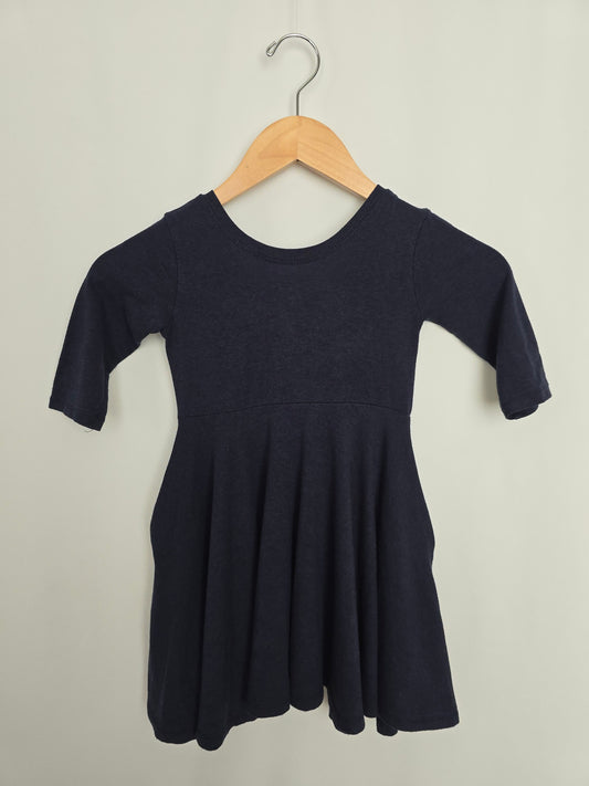 Nest & Nurture Navy Twirl Dress • 4 years