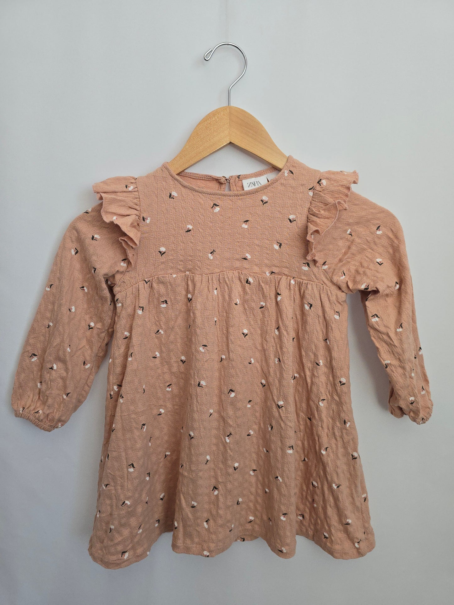 Zara Blush Pink Tulip Dress • 4-5 years