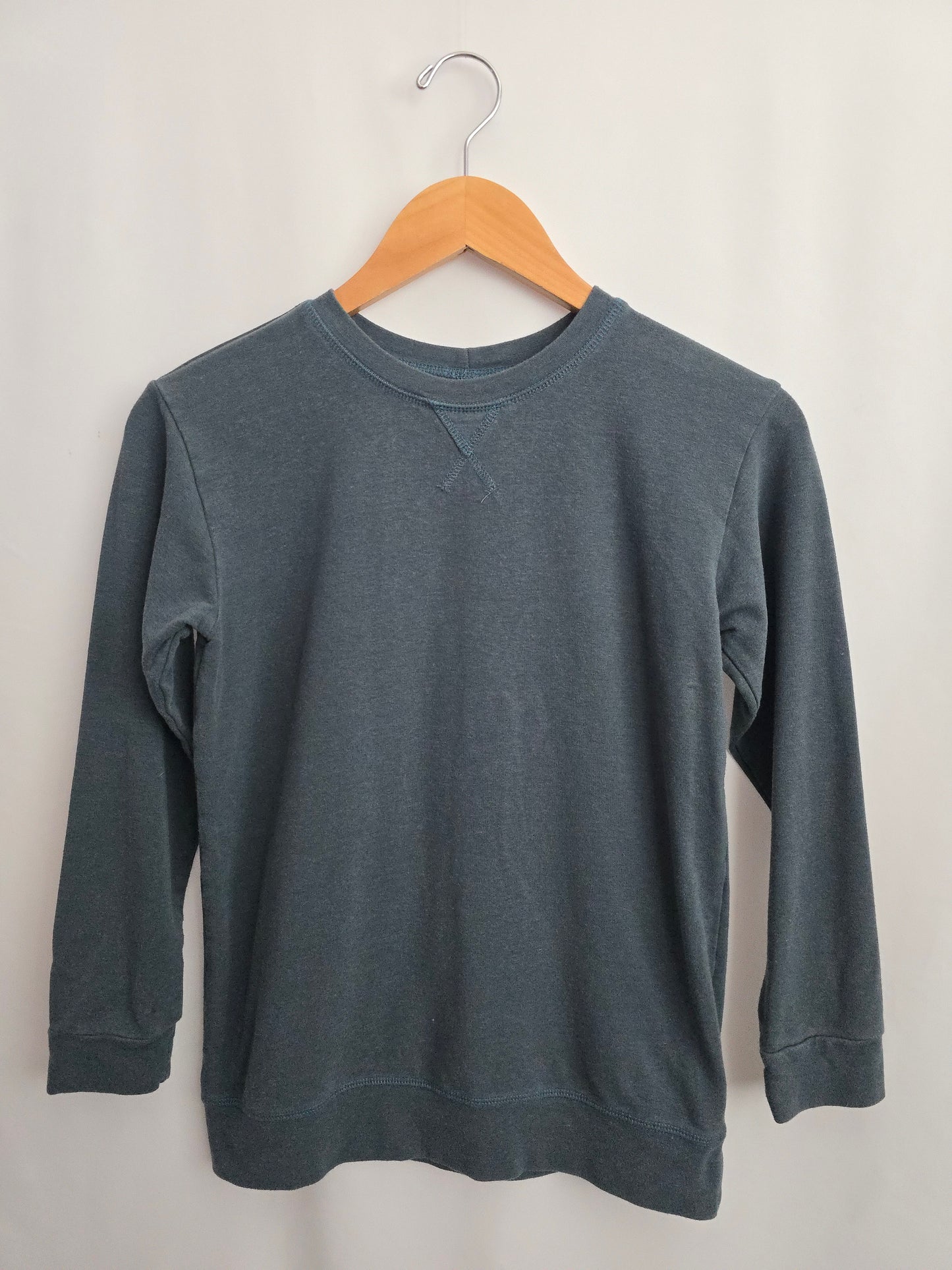 Jax & Lennon Wild Blueberry Relaxed Terry Crewneck • Youth Large 10-11 years
