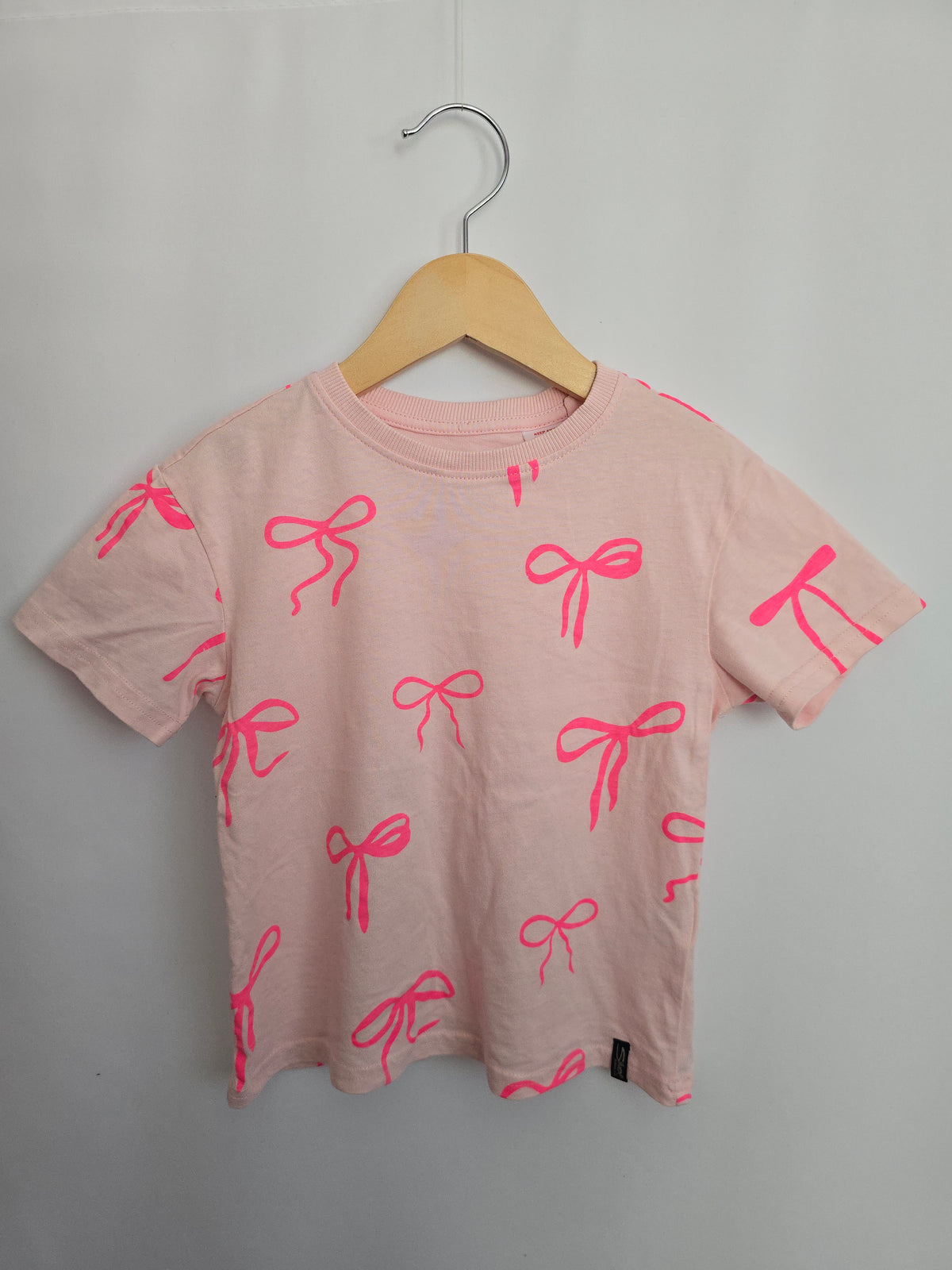 Silver Jeans Pink Bows Tee • 4 years