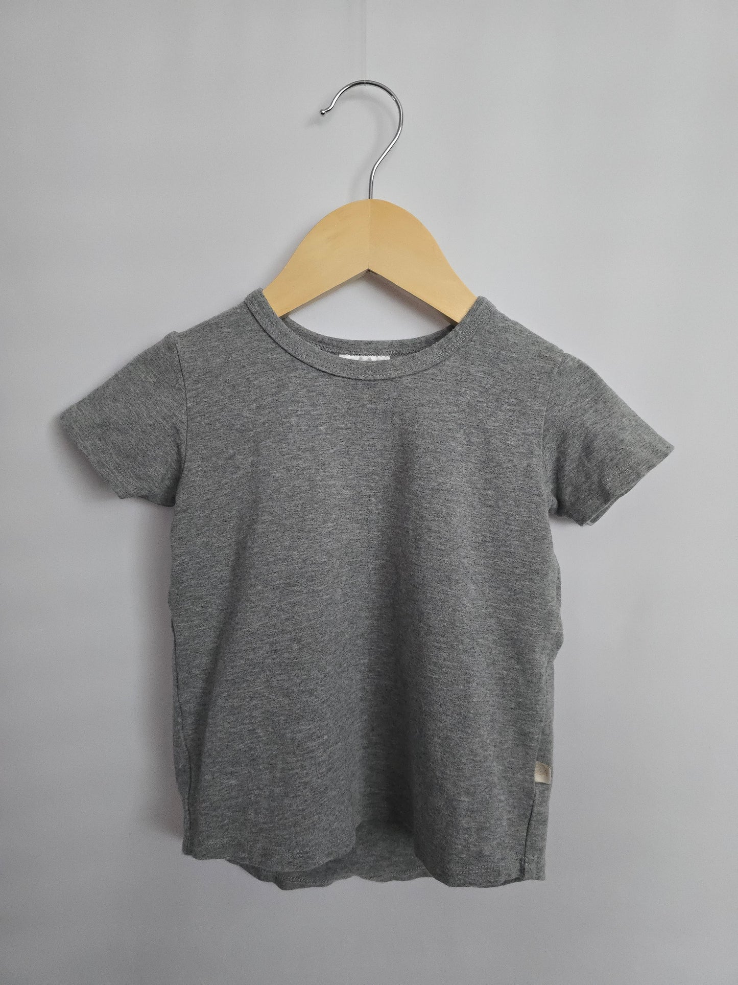 Jax & Lennon Grey Basic Tee • 18-24 months