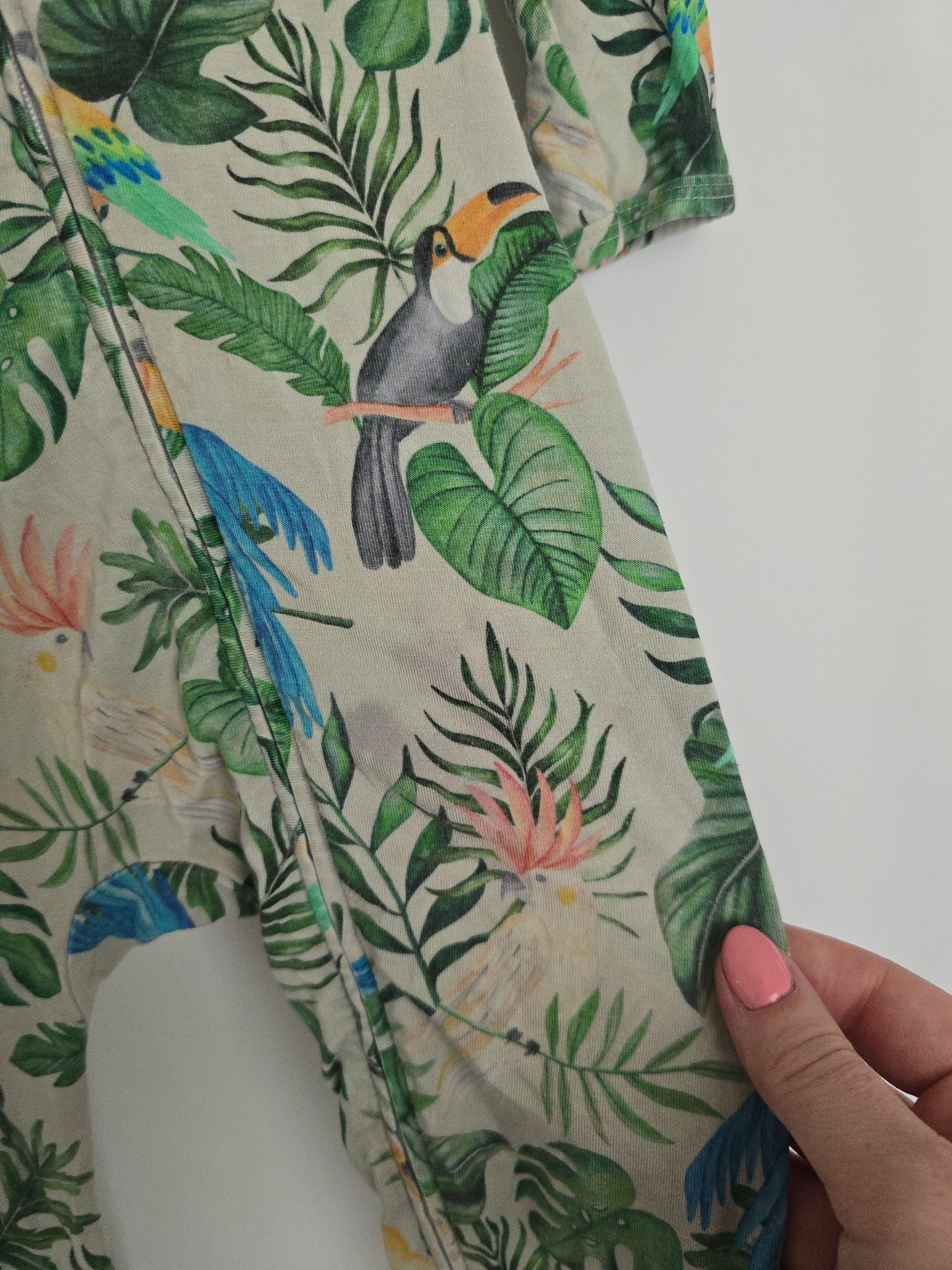 PLAY Bambi & Birdie Safari Zip Romper • 12-18 months