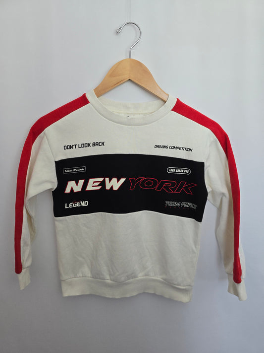 H&M Racing Crewneck • 6-8 years